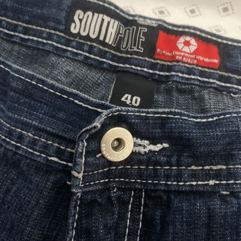 South Pole Men's Blue Jean Shorts